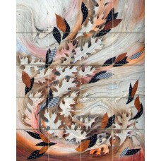 Art Leafs Vivid Color Accent Decor Mural Ceramic Backsplash Bath Tile #1583   181149366573